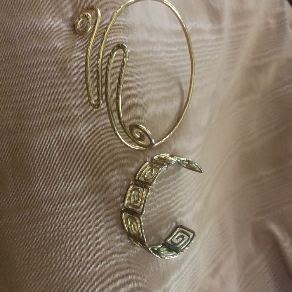 Arm and wrist bracelet - Gold plated